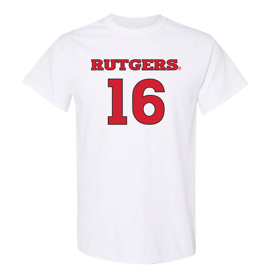 Rutgers - NCAA Women's Soccer : Jayme Malanda - Replica Shersey T-Shirt-0