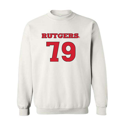 Rutgers - NCAA Women's Soccer : Adela Vasakova - Replica Shersey Crewneck Sweatshirt-0