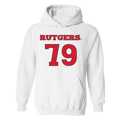 Rutgers - NCAA Women's Soccer : Adela Vasakova - Replica Shersey Hooded Sweatshirt-0