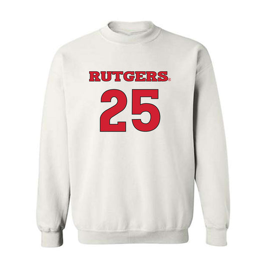 Rutgers - NCAA Men's Soccer : Cedric Lemaire - Replica Shersey Crewneck Sweatshirt-0