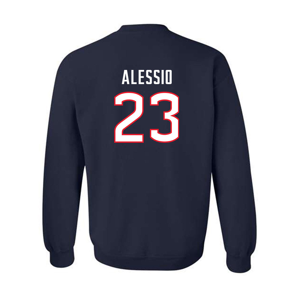 UConn - NCAA Men's Soccer : Preston Alessio - Replica Shersey Crewneck Sweatshirt-1