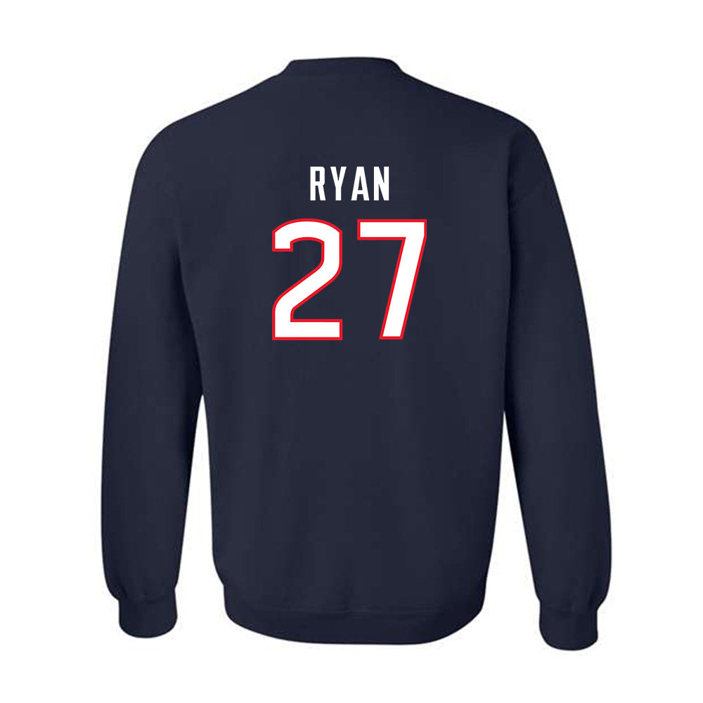 UConn - NCAA Men's Soccer : Jack Ryan - Replica Shersey Crewneck Sweatshirt-1