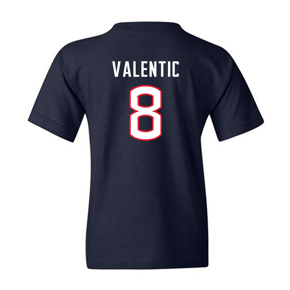 UConn - NCAA Men's Soccer : Marco Valentic - Replica Shersey Youth T-Shirt-1