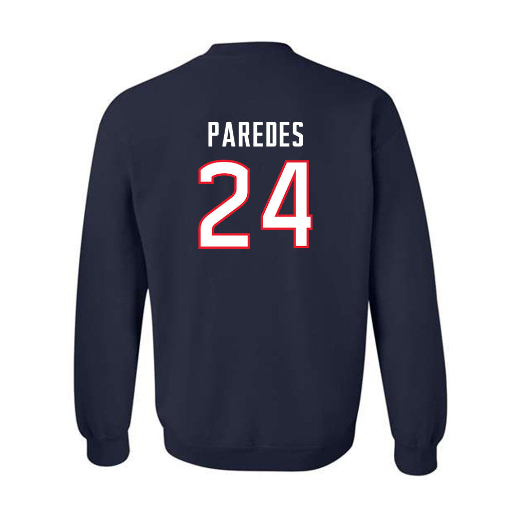 UConn - NCAA Men's Soccer : Matias Paredes - Replica Shersey Crewneck Sweatshirt