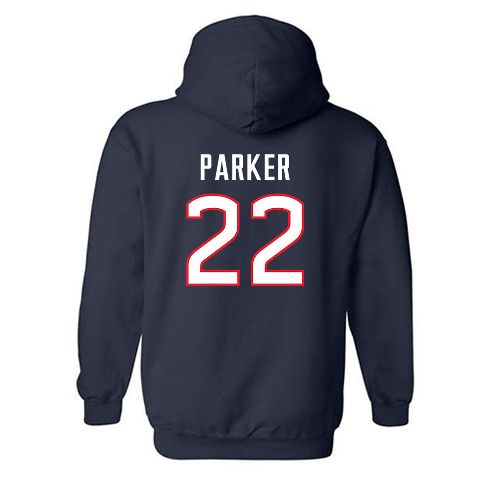 UConn - NCAA Women's Soccer : syrai parker - Replica Shersey Hooded Sweatshirt