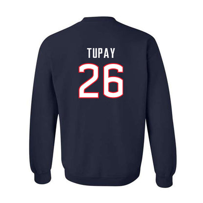 UConn - NCAA Men's Soccer : Alex Tupay - Replica Shersey Crewneck Sweatshirt