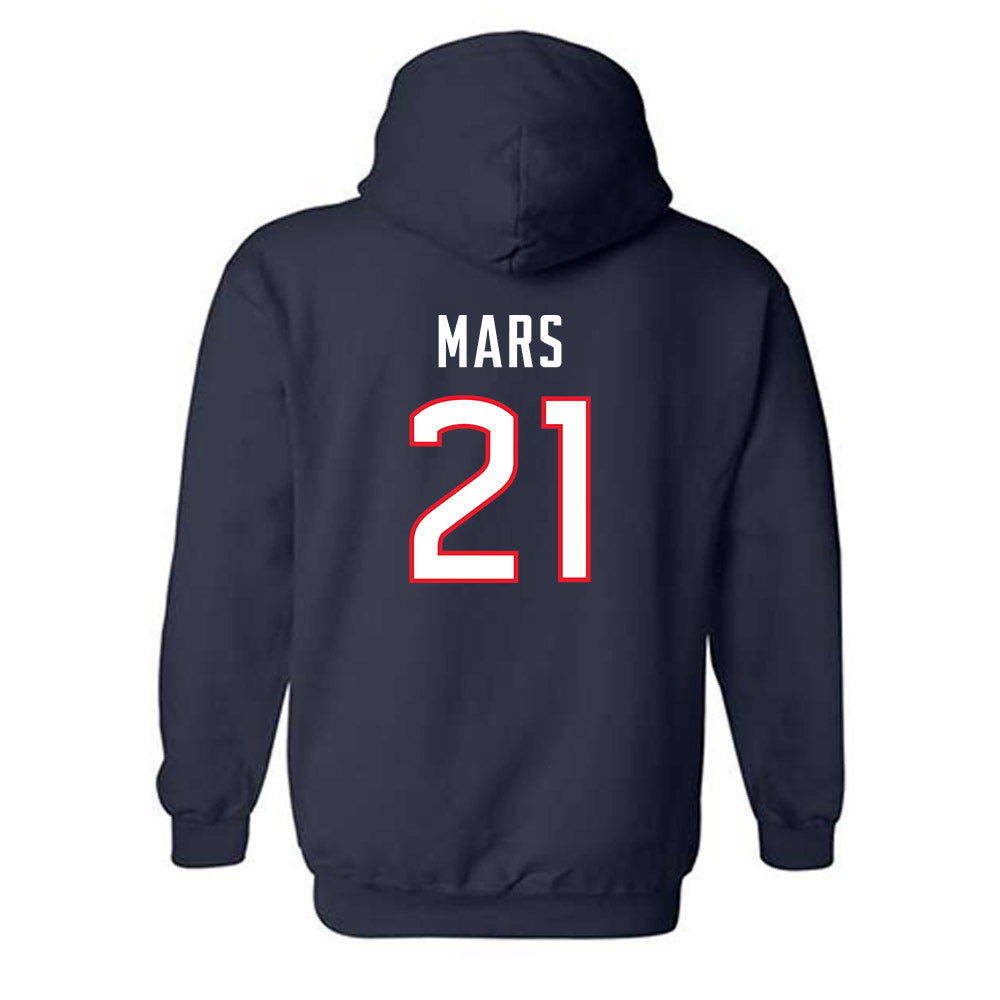 UConn - NCAA Women's Soccer : Se-Hanna Mars - Replica Shersey Hooded Sweatshirt