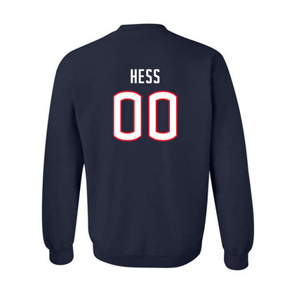 UConn - NCAA Men's Soccer : Justin Hess - Replica Shersey Crewneck Sweatshirt