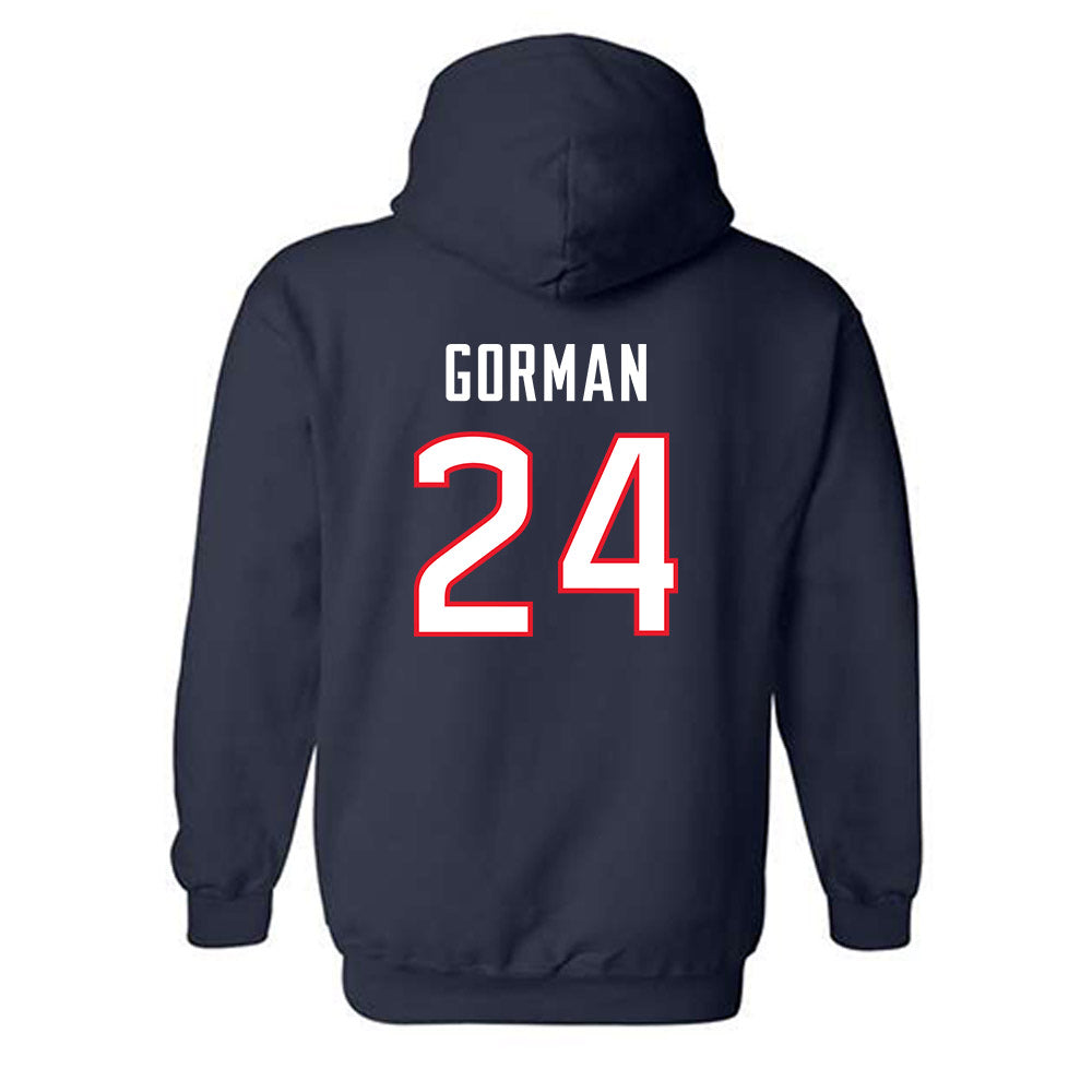 UConn - NCAA Women's Soccer : Kileigh Gorman - Replica Shersey Hooded Sweatshirt