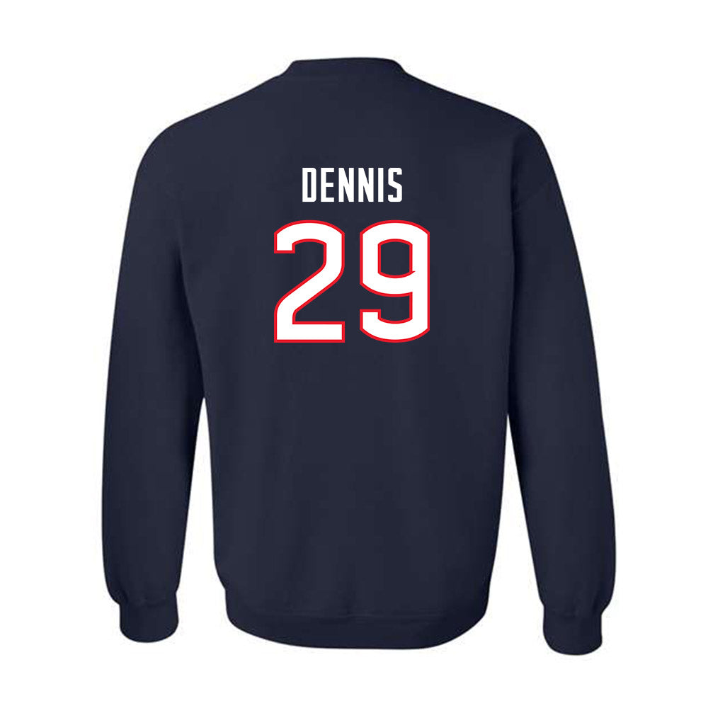 UConn - NCAA Men's Soccer : Giovanni Dennis - Replica Shersey Crewneck Sweatshirt