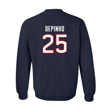 UConn - NCAA Men's Soccer : Mateo DePinho - Replica Shersey Crewneck Sweatshirt