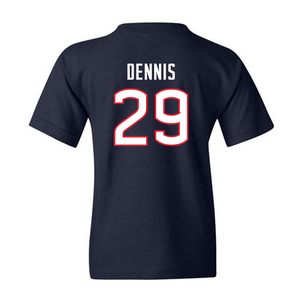 UConn - NCAA Men's Soccer : Giovanni Dennis - Replica Shersey Youth T-Shirt