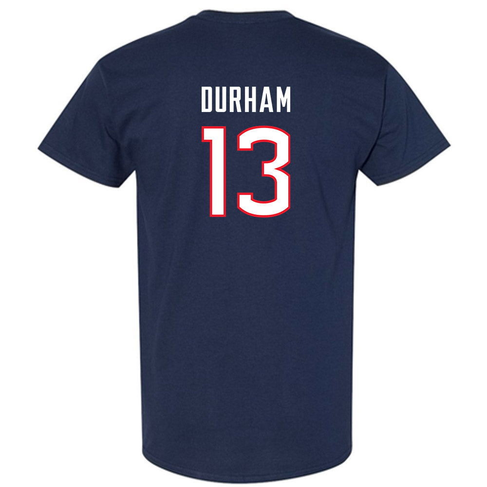 UConn - NCAA Men's Soccer : Kyle Durham - Replica Shersey T-Shirt