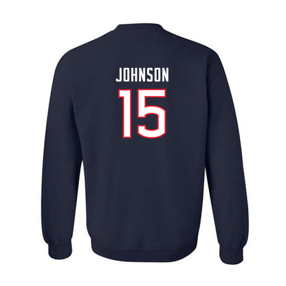 UConn - NCAA Women's Soccer : Anaya Johnson - Replica Shersey Crewneck Sweatshirt