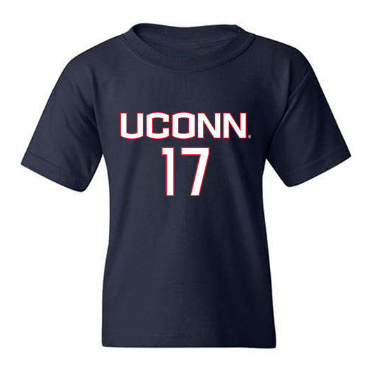 UConn - NCAA Men's Soccer : Edward Wester - Replica Shersey Youth T-Shirt-0