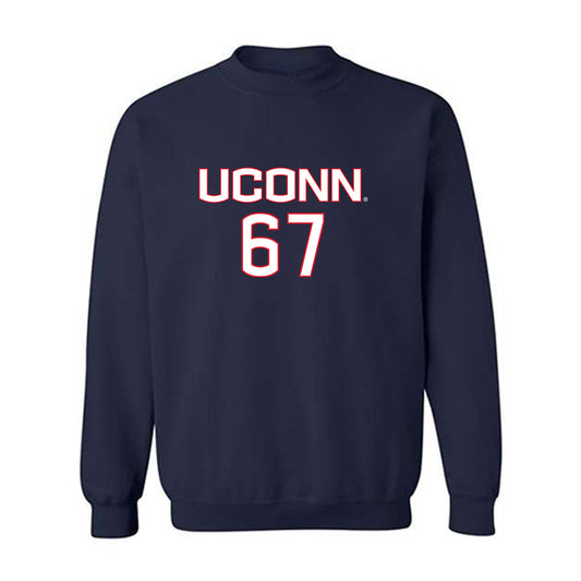 UConn - NCAA Women's Soccer : Kalina Fraser - Replica Shersey Crewneck Sweatshirt-0