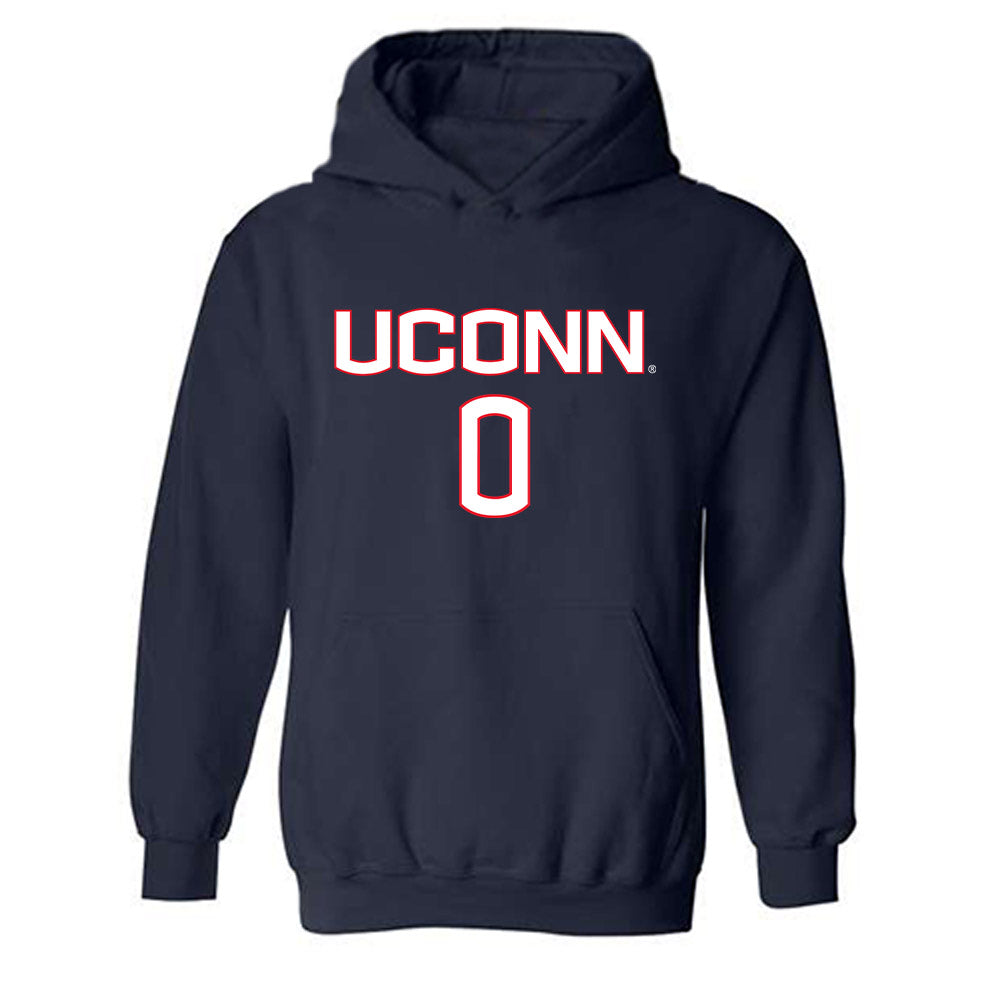 UConn - NCAA Men's Soccer : Joseph Grossman - Replica Shersey Hooded Sweatshirt