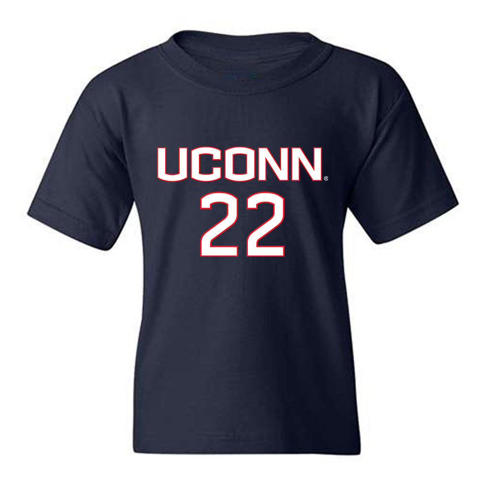 UConn - NCAA Men's Soccer : Johan Hamel - Replica Shersey Youth T-Shirt-0