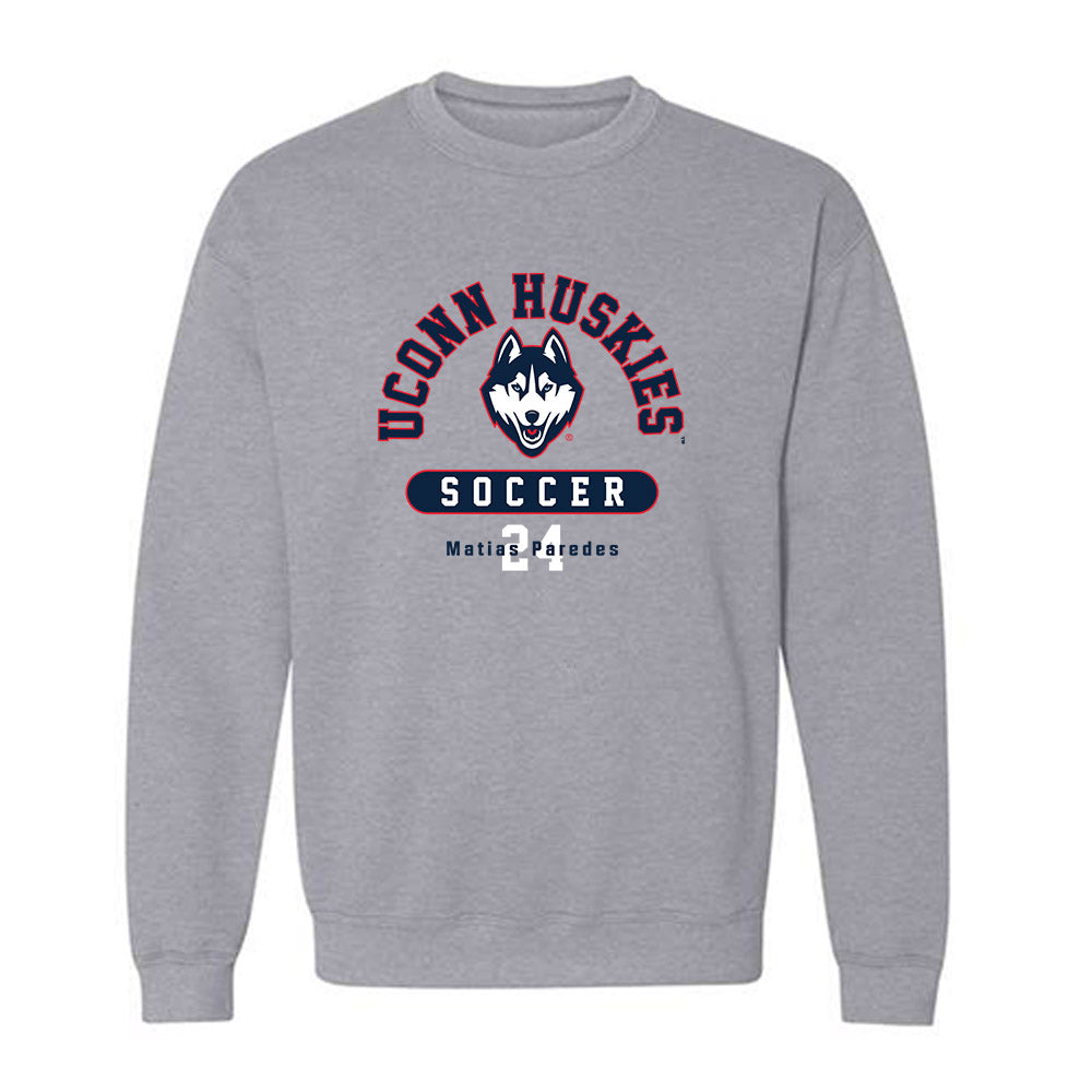 UConn - NCAA Men's Soccer : Matias Paredes - Classic Fashion Shersey Crewneck Sweatshirt