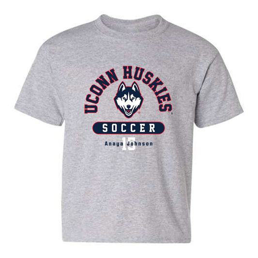 UConn - NCAA Women's Soccer : Anaya Johnson - Classic Fashion Shersey Youth T-Shirt