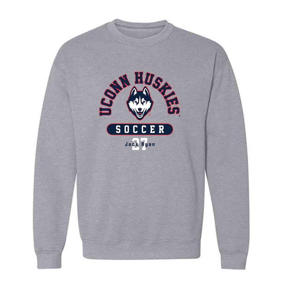 UConn - NCAA Men's Soccer : Jack Ryan - Classic Fashion Shersey Crewneck Sweatshirt-0