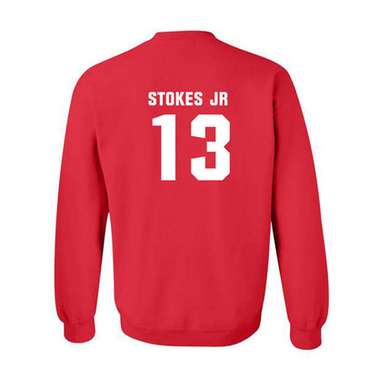 Utah - NCAA Football : Jason Stokes Jr - Classic Shersey Crewneck Sweatshirt-1