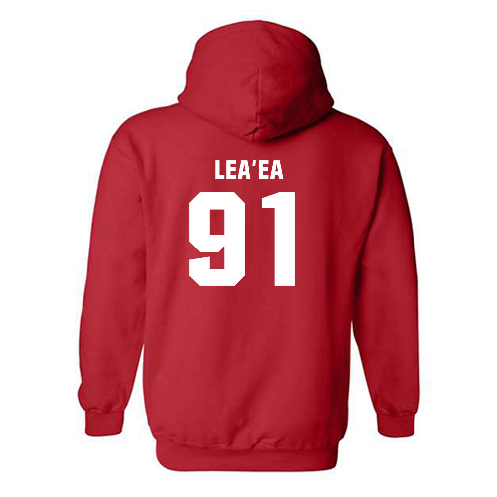Utah - NCAA Football : Jonah Lea'ea - Classic Shersey Hooded Sweatshirt