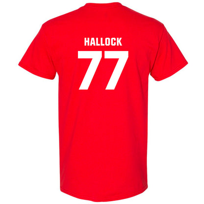 Utah - NCAA Football : Nick Hallock - Classic Shersey T-Shirt-1