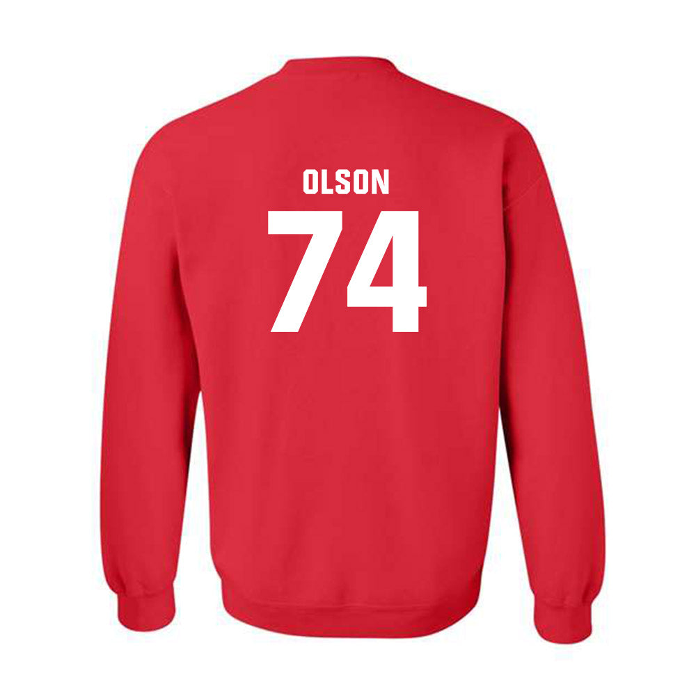 Utah - NCAA Football : Keith Olson - Classic Shersey Crewneck Sweatshirt-1