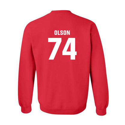 Utah - NCAA Football : Keith Olson - Classic Shersey Crewneck Sweatshirt-1