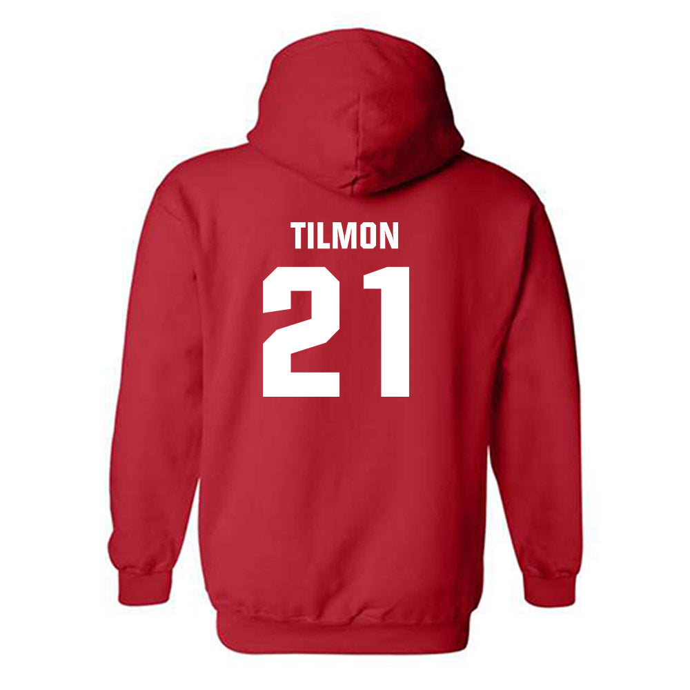 Utah - NCAA Football : Nathan Tilmon - Classic Shersey Hooded Sweatshirt-1