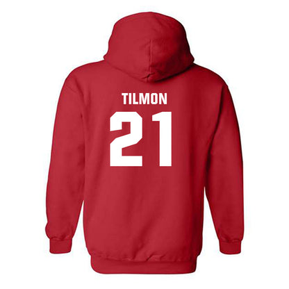Utah - NCAA Football : Nathan Tilmon - Classic Shersey Hooded Sweatshirt-1