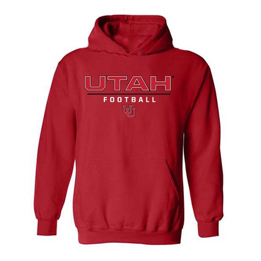 Utah - NCAA Football : Larry Simmons - Classic Shersey Hooded Sweatshirt-0