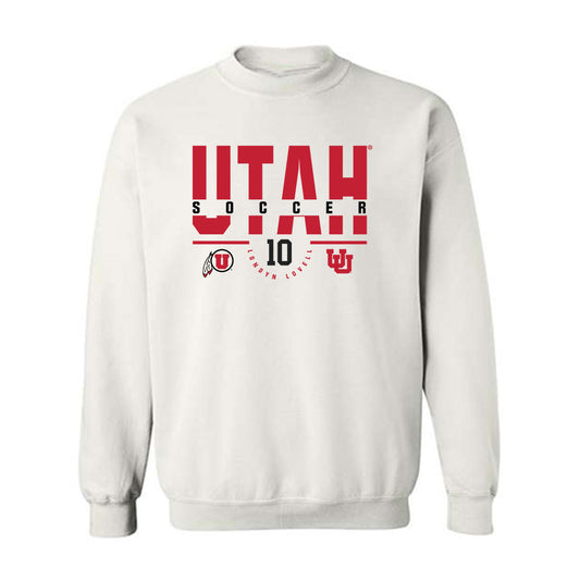 Utah - NCAA Women's Soccer : Londyn Lovell - Classic Fashion Shersey Crewneck Sweatshirt-0