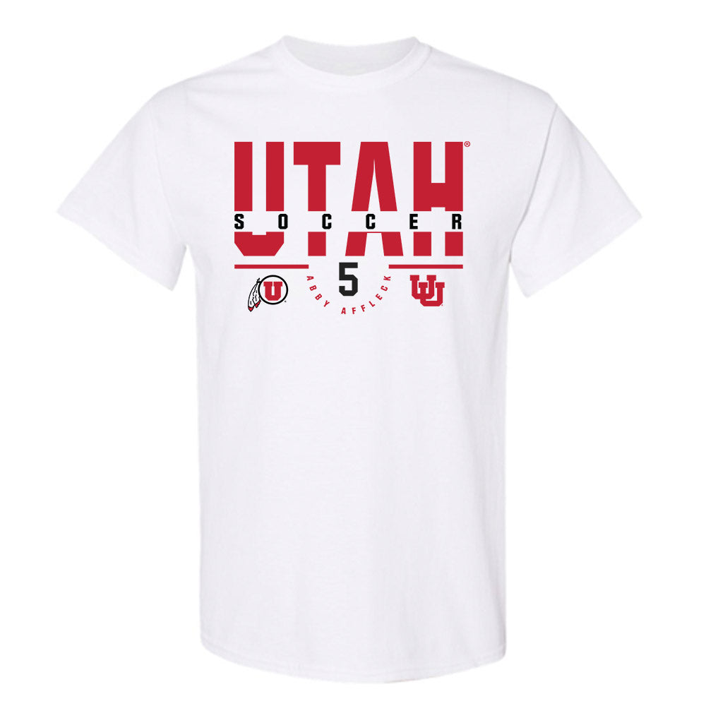 Utah - NCAA Women's Soccer : Abby Affleck - Classic Fashion Shersey T-Shirt-0