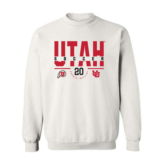 Utah - NCAA Women's Soccer : Sophie Bellini - Classic Fashion Shersey Crewneck Sweatshirt-0