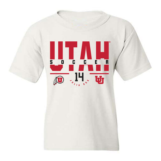 Utah - NCAA Women's Soccer : Julia Oka - Classic Fashion Shersey Youth T-Shirt-0