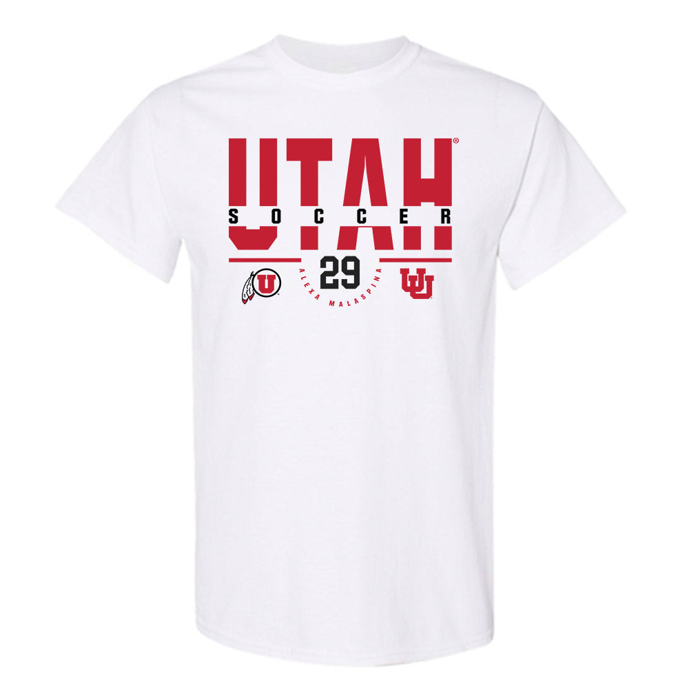 Utah - NCAA Women's Soccer : Alexa Malaspina - Classic Fashion Shersey T-Shirt-0