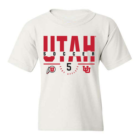 Utah - NCAA Women's Soccer : Abby Affleck - Classic Fashion Shersey Youth T-Shirt-0