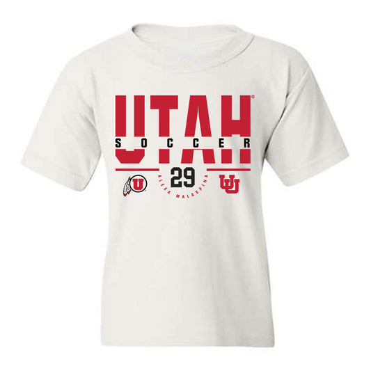 Utah - NCAA Women's Soccer : Alexa Malaspina - Classic Fashion Shersey Youth T-Shirt-0