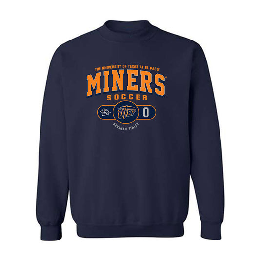 UTEP - NCAA Women's Soccer : Savanah Finley - Classic Fashion Shersey Crewneck Sweatshirt-0