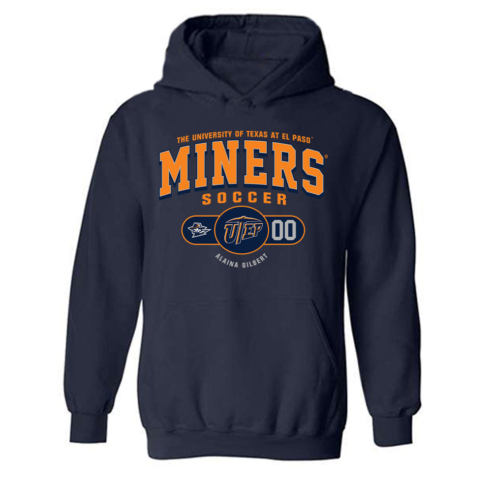 UTEP - NCAA Men's Soccer : Alaina Gilbert - Classic Fashion Shersey Hooded Sweatshirt