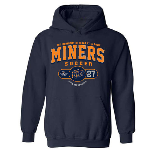 UTEP - NCAA Women's Soccer : Zeta McDannels - Classic Fashion Shersey Hooded Sweatshirt-0