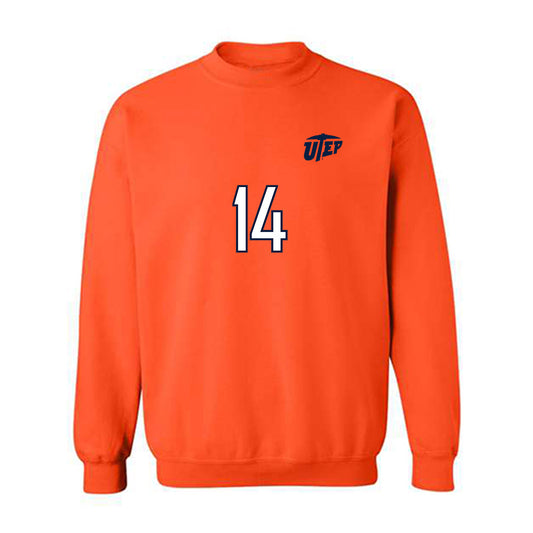 UTEP - NCAA Women's Soccer : Avery Easley - Replica Shersey Crewneck Sweatshirt-0