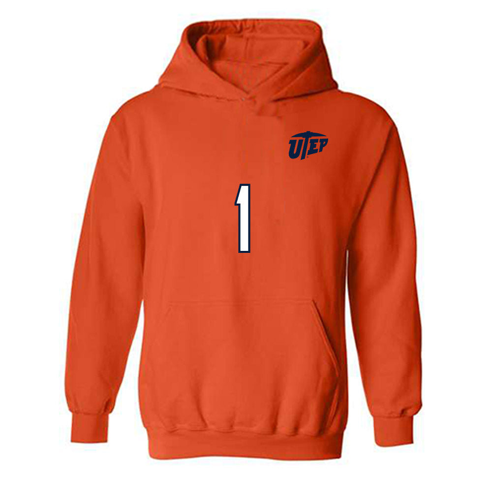 UTEP - NCAA Women's Soccer : Sydney Williams - Replica Shersey Hooded Sweatshirt