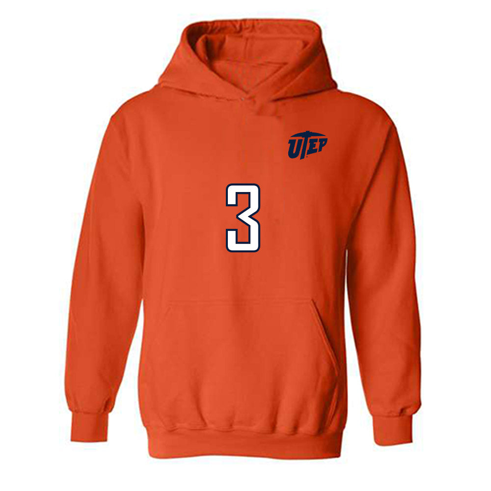 UTEP - NCAA Women's Soccer : Mina Rodriguez - Replica Shersey Hooded Sweatshirt