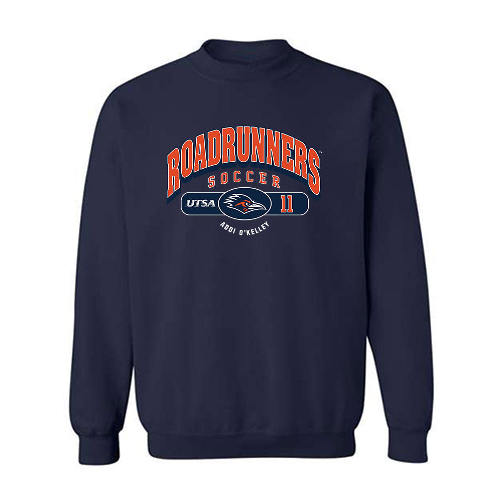 UTSA - NCAA Women's Soccer : Addi O’Kelley - Classic Fashion Shersey Crewneck Sweatshirt-0