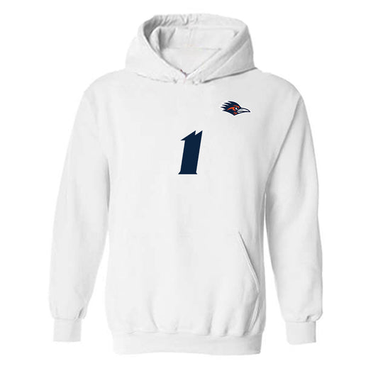 UTSA - NCAA Women's Soccer : Addi O’Kelley - Replica Shersey Hooded Sweatshirt-0