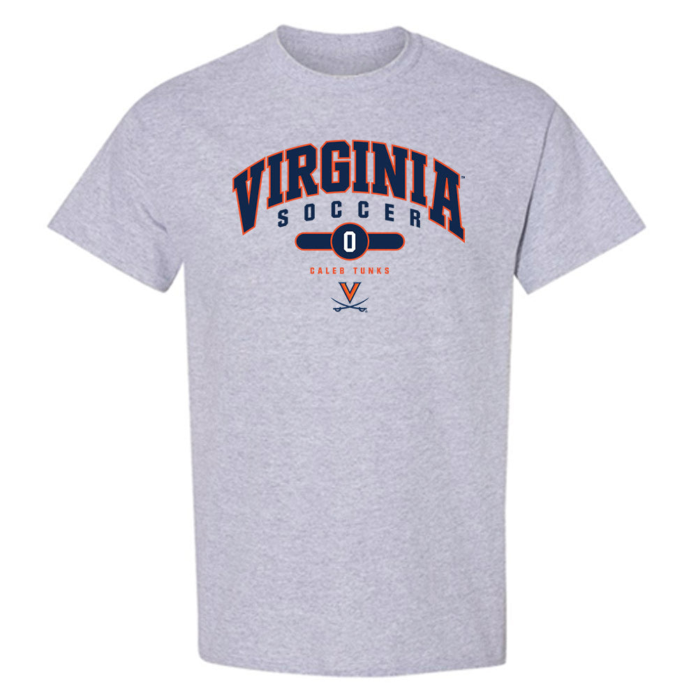 Virginia - NCAA Men's Soccer : Caleb Tunks - Fashion Shersey T-Shirt-0