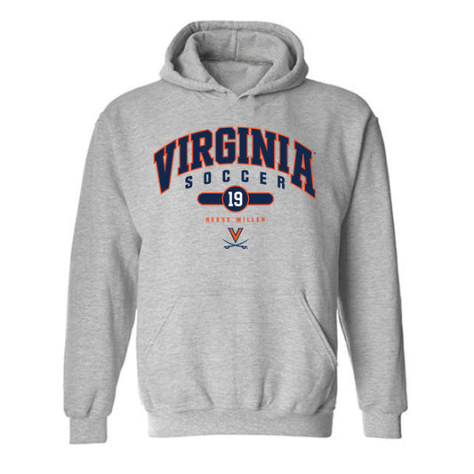 Virginia - NCAA Men's Soccer : Reese Miller - Fashion Shersey Hooded Sweatshirt-0